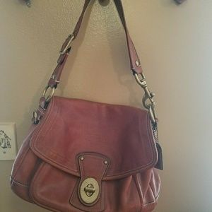 Ali Leather Shoulder Flap by Coach